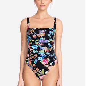 Johnny Was Bandeau Dreamer  One Piece Swimsuit